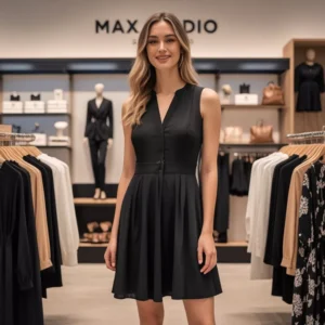 Max Studio Black Dress